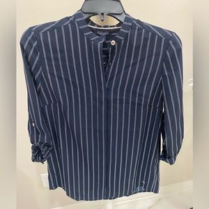 🎀 Tommy Hilfiger NWT XS Blue/White Stripes Retails $59.99 Sold Out in Stores
